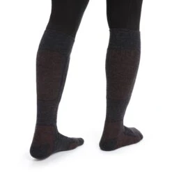 Icebreaker Chaussettes Femme - Ski+ Medium OTC - Jet HTHR/Espresso/Black -Icebreaker icebreaker womens ski plus medium otc socks jet hthr espresso black 4 1489208