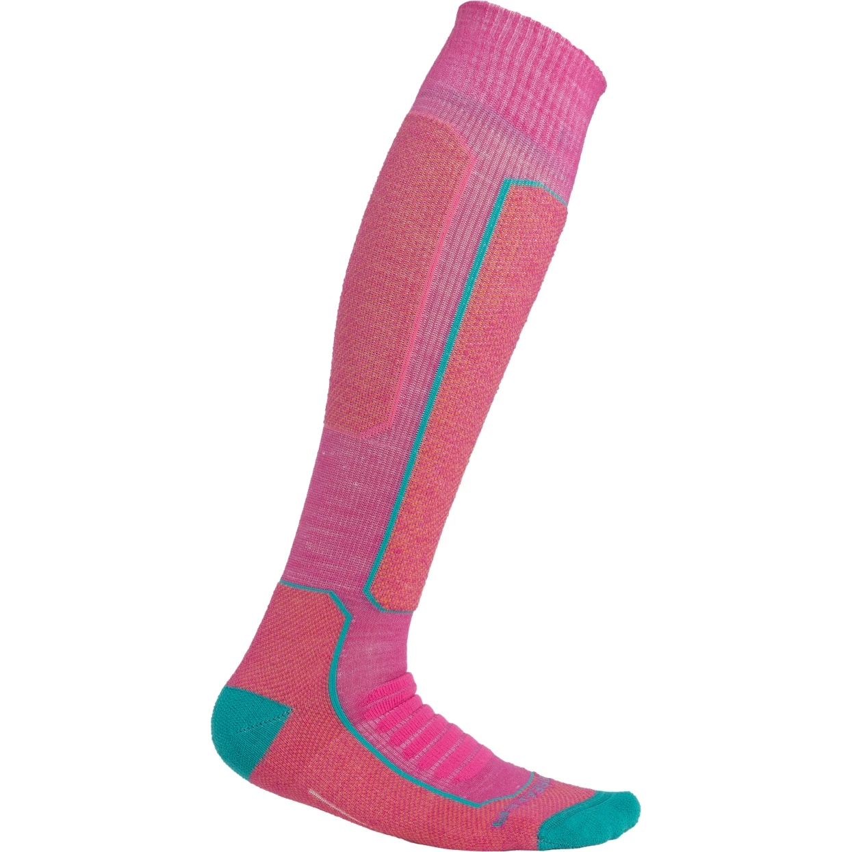 Icebreaker Chaussettes Femme - Ski+ Medium OTC - Tempo/Flux Green/Earth 1 Icebreaker Chaussettes Femme - Ski+ Medium OTC - Tempo/Flux Green/Earth