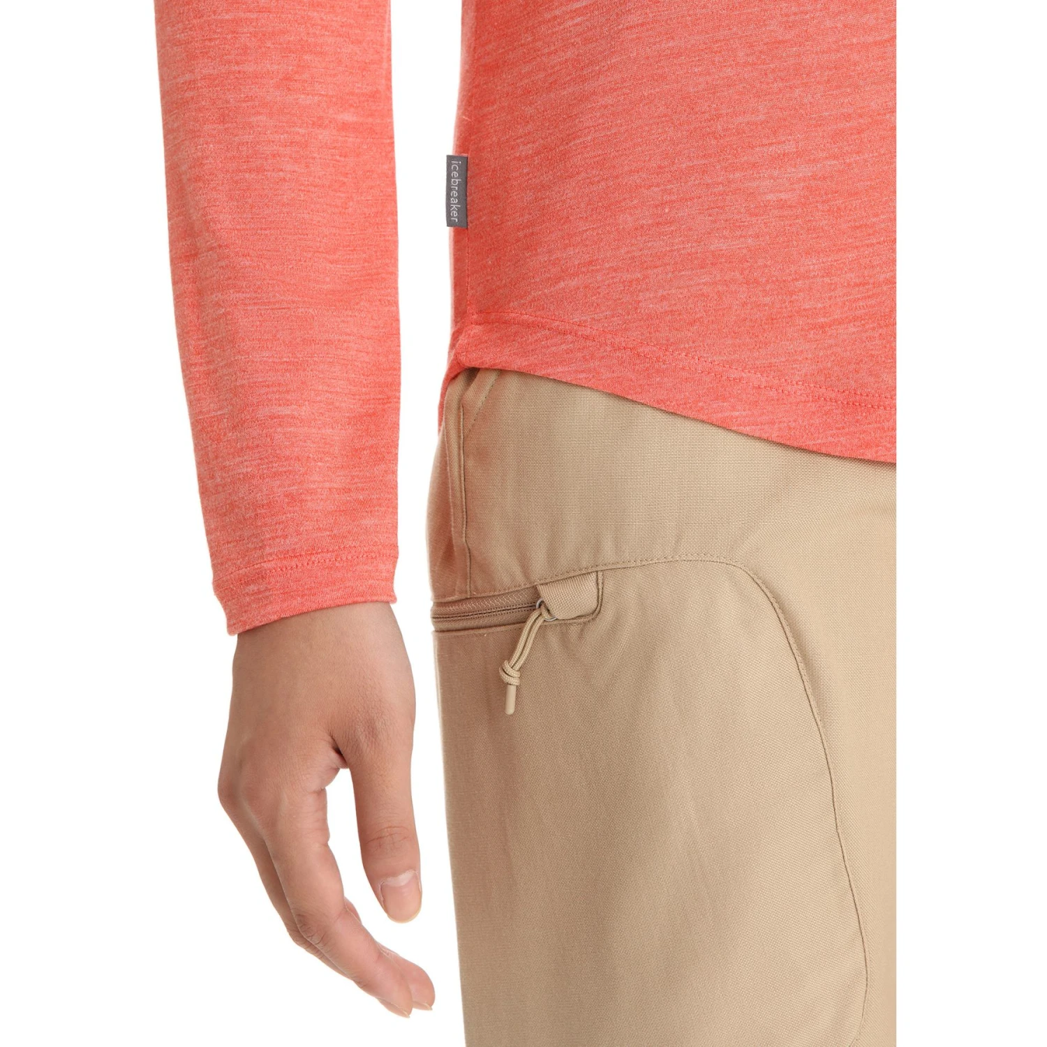 Icebreaker T-Shirt Manches Longues Femme - Sphere II - Vibrant Earth Hthr 7 Icebreaker T-Shirt Manches Longues Femme - Sphere II - Vibrant Earth Hthr – Image 7