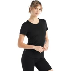 Icebreaker T-Shirt Femme - Sphere II - Noir