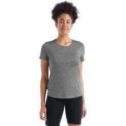 Icebreaker T-Shirt Femme - Sphere II - Metro Heather