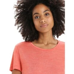 Icebreaker T-Shirt Femme - Sphere II - Vibrant Earth Hthr -Icebreaker icebreaker womens sphere ii short sleeve tee vibrant earth hthr 6 1382122