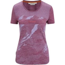 Icebreaker T-Shirt Femme - Sphere II Trail - Go Berry Hthr