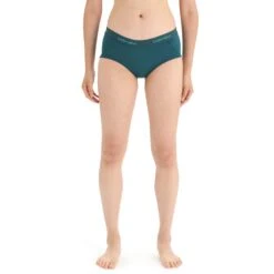 Icebreaker Slip Femme - Sprite Hot Pants - Green Glory -Icebreaker icebreaker womens sprite hot pants green glory 3 1382184