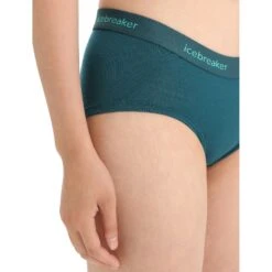 Icebreaker Slip Femme - Sprite Hot Pants - Green Glory -Icebreaker icebreaker womens sprite hot pants green glory 5 1382186