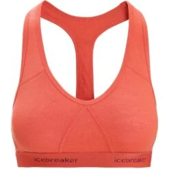 Icebreaker Soutien-Gorge De Sport Femme - Sprite Racerback - Vibrant Earth