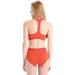 Icebreaker Soutien-Gorge De Sport Femme - Sprite Racerback - Vibrant Earth -Icebreaker icebreaker womens sprite racerback bra vibrant earth 4 1382204