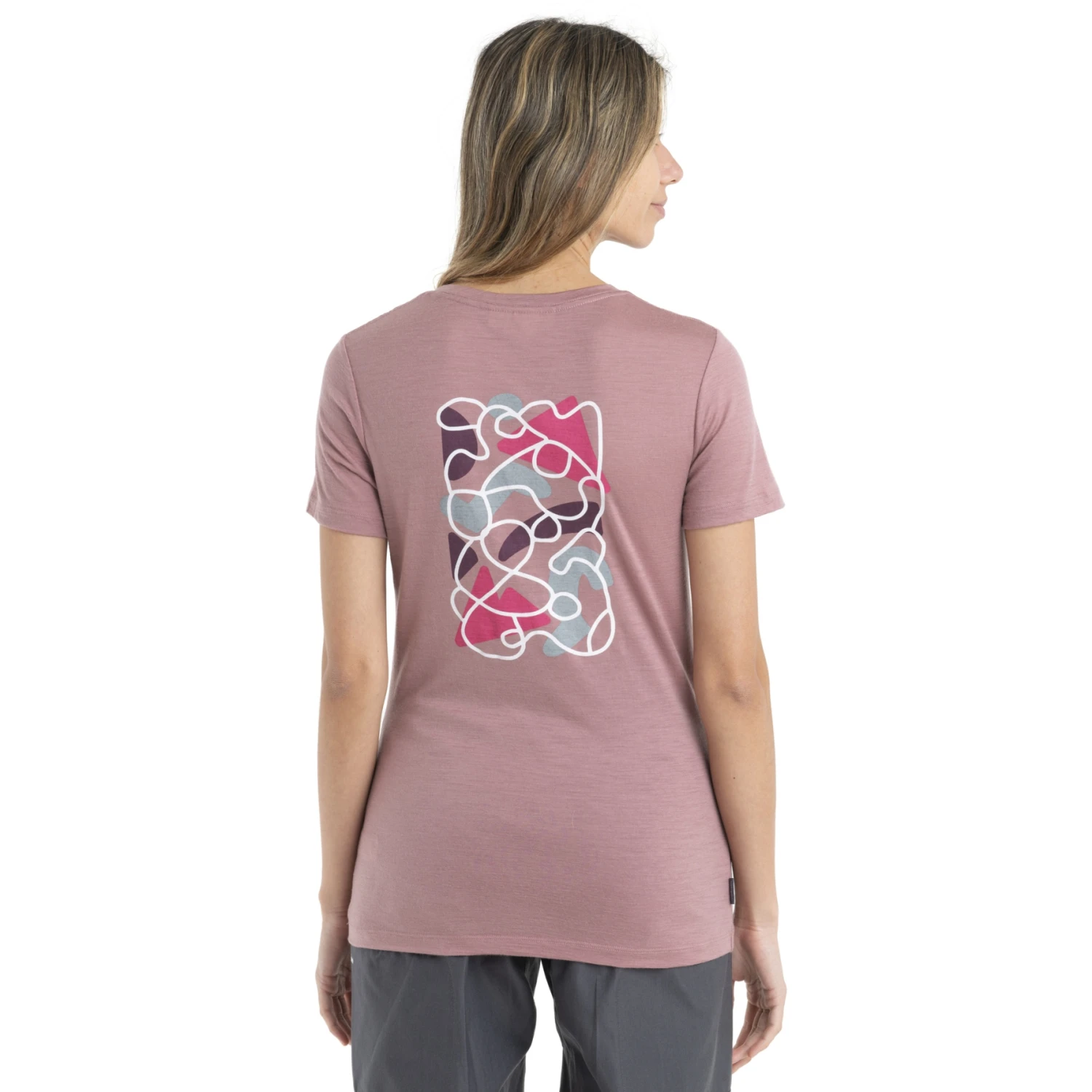 Icebreaker T-Shirt Femme - Tech Lite II Community - Crystal 2 Icebreaker T-Shirt Femme - Tech Lite II Community - Crystal – Image 2