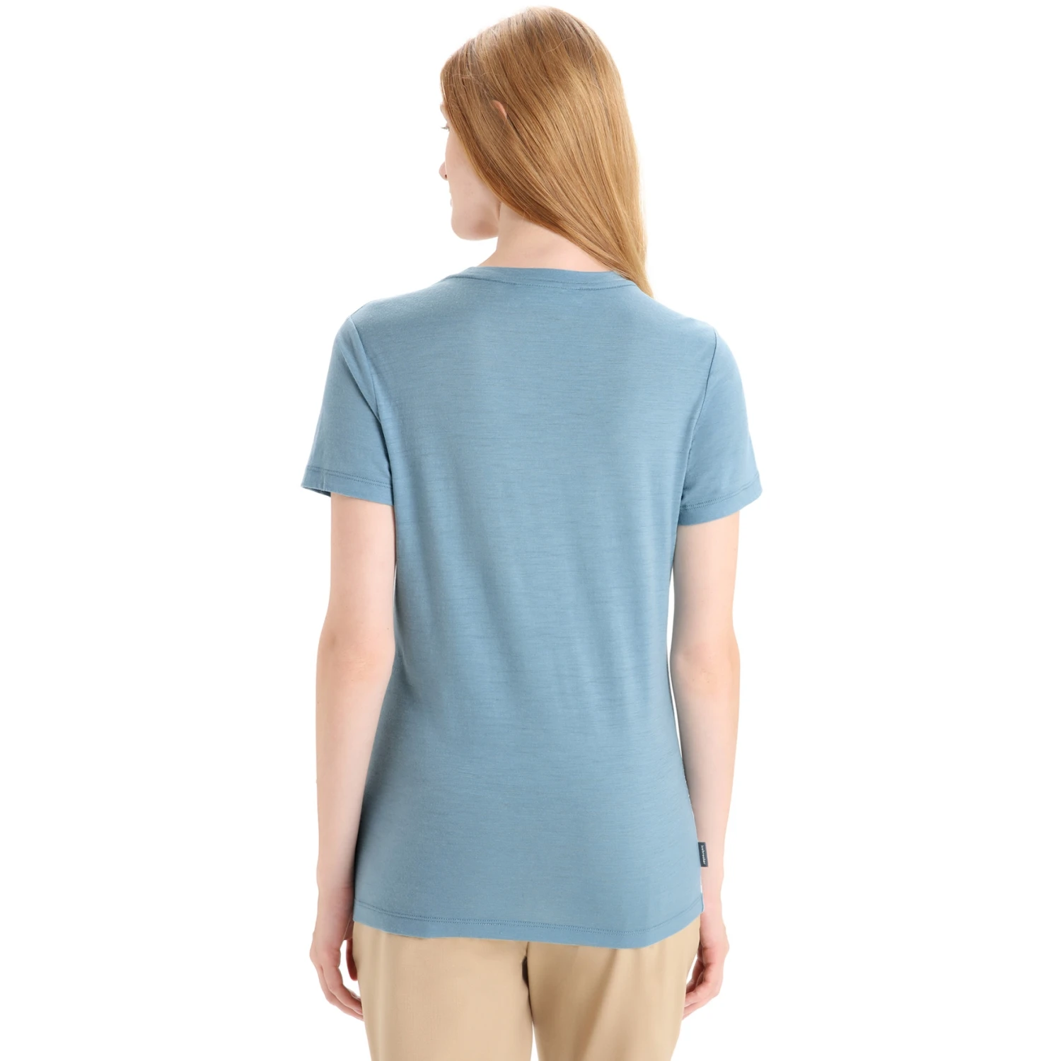 Icebreaker T-Shirt Femme - Tech Lite II Scoop Reflection Lines - Astral Blue 2 Icebreaker T-Shirt Femme - Tech Lite II Scoop Reflection Lines - Astral Blue – Image 2
