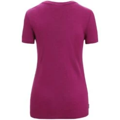 Icebreaker T-Shirt Femme - Tech Lite II Springtime Flowers - Go Berry -Icebreaker icebreaker womens tech lite ii springtime flowers short sleeve tee go berry 2 1384734