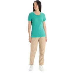Icebreaker T-Shirt Femme - Tech Lite II - Fresh 11 Icebreaker T-Shirt Femme - Tech Lite II - Fresh -Icebreaker icebreaker womens tech lite ii t shirt fresh 5 1382212