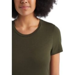 Icebreaker T-Shirt Femme - Tech Lite II - Loden -Icebreaker icebreaker womens tech lite ii t shirt loden 5 1148570