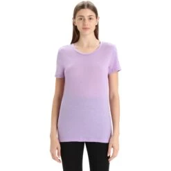 Icebreaker T-Shirt Femme - Tech Lite II - Purple Gaze