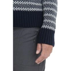 Icebreaker Pullover Femme - Waypoint Crewe - Midnight Navy/Snow/Stripe 13 Icebreaker Pullover Femme - Waypoint Crewe - Midnight Navy/Snow/Stripe -Icebreaker icebreaker womens waypoint crewe sweater midnight navy snow stripe model 5 1499278