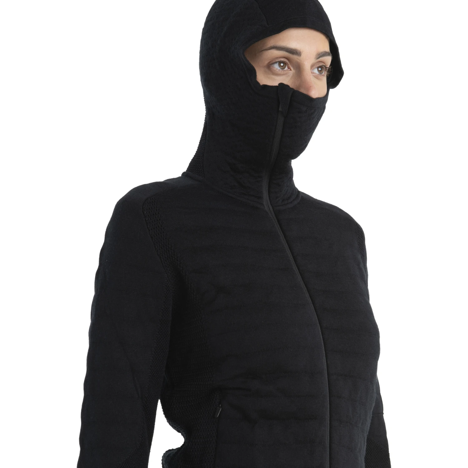 Icebreaker Veste à Capuche Femme - ZoneKnit™ Explore - Noir 8 Icebreaker Veste à Capuche Femme - ZoneKnit™ Explore - Noir – Image 8