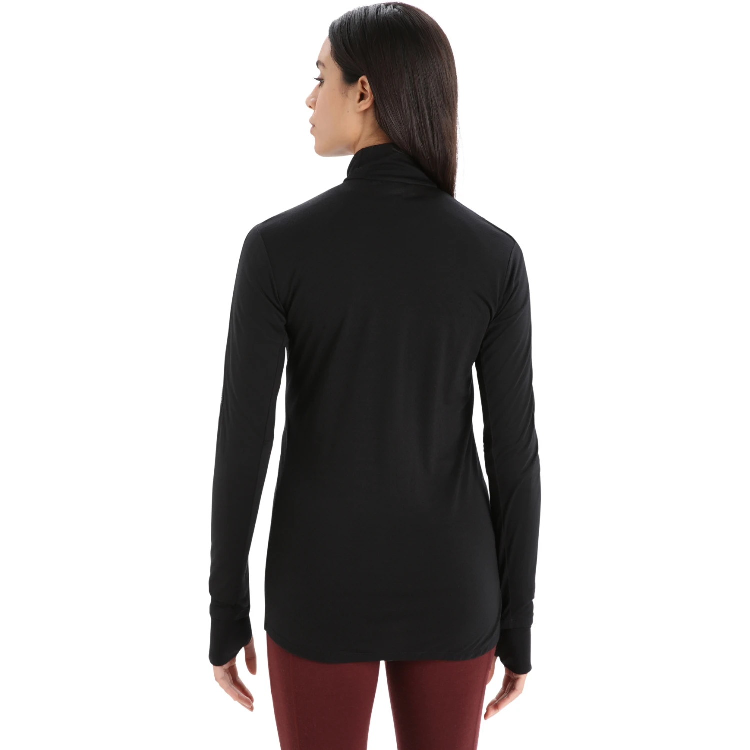 Icebreaker Veste Femme - ZoneKnit™ - Noir 2 Icebreaker Veste Femme - ZoneKnit™ - Noir – Image 2