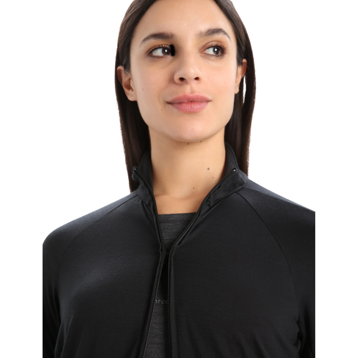 Icebreaker Veste Femme - ZoneKnit™ - Noir 5 Icebreaker Veste Femme - ZoneKnit™ - Noir – Image 5