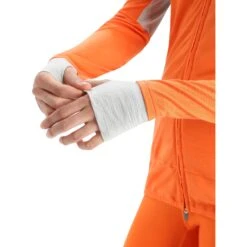 Icebreaker Veste Femme - ZoneKnit™ - Flash/Ether -Icebreaker icebreaker womens zoneknit long sleeve zip flash ether 6 1271390