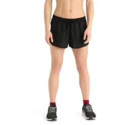 Icebreaker Short Femme - ZoneKnit™ - Noir