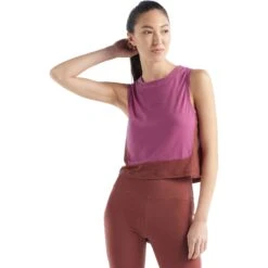 Icebreaker Débardeur Femme - ZoneKnit™ - Cosmic/Grape 20 Icebreaker Débardeur Femme - ZoneKnit™ - Cosmic/Grape -Icebreaker icebreaker womens zoneknit tank top cosmic grape 8 1149162